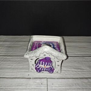 Houston Harvest Gift Products Snowman & House Collectible Votive Candle Holder
